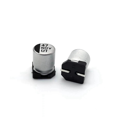 Low Resistance 50V 47uf General Purpose High Frequency Aluminum Electrolytic Chip Capacitor