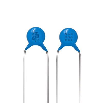 Y5P Capacitor For Smart Light Safety Disc Capacitor 220PF 400VAC Y1 Safety Ceramic Capacitor