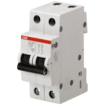 ABB Miniature Circuit Breaker SH202-B6 - 2P - B - 6 A 2P - B - 6 A