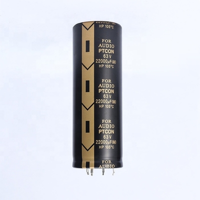 Sufficient High Quality General Purpose Aluminum Electrolytic Capacitor Long Life Lowest Voltage PTCON Price 35X100 4 Pins 63v 22000uf