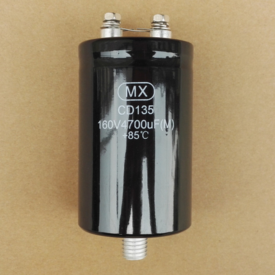 10V 100000uF screw terminal general purpose aluminum electrolytic capacitor, 10V 100000MFD power capacitor