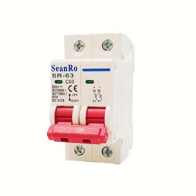 SeanRo China mcb white mini breaker 2p 6-63A circuit breaker finder 4.5KA/6KA