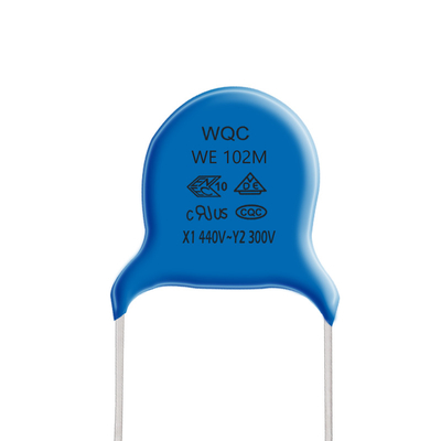 X1Y2 General Purpose Ceramic Capacitor 300V 102M Safety Standard Recognized Capacitor P10mm mkp x1 300vac