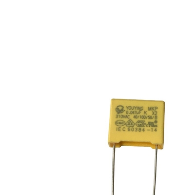 Medium Power 473K X2 Safety Start Capacitor Metallized Polyester Film Capacitor For Sale